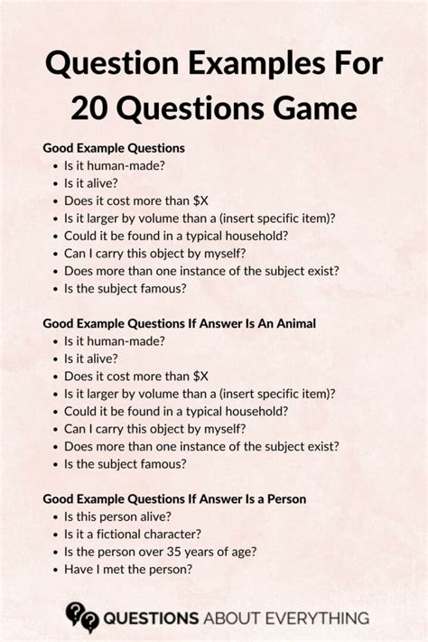 20 QUESTIONS .